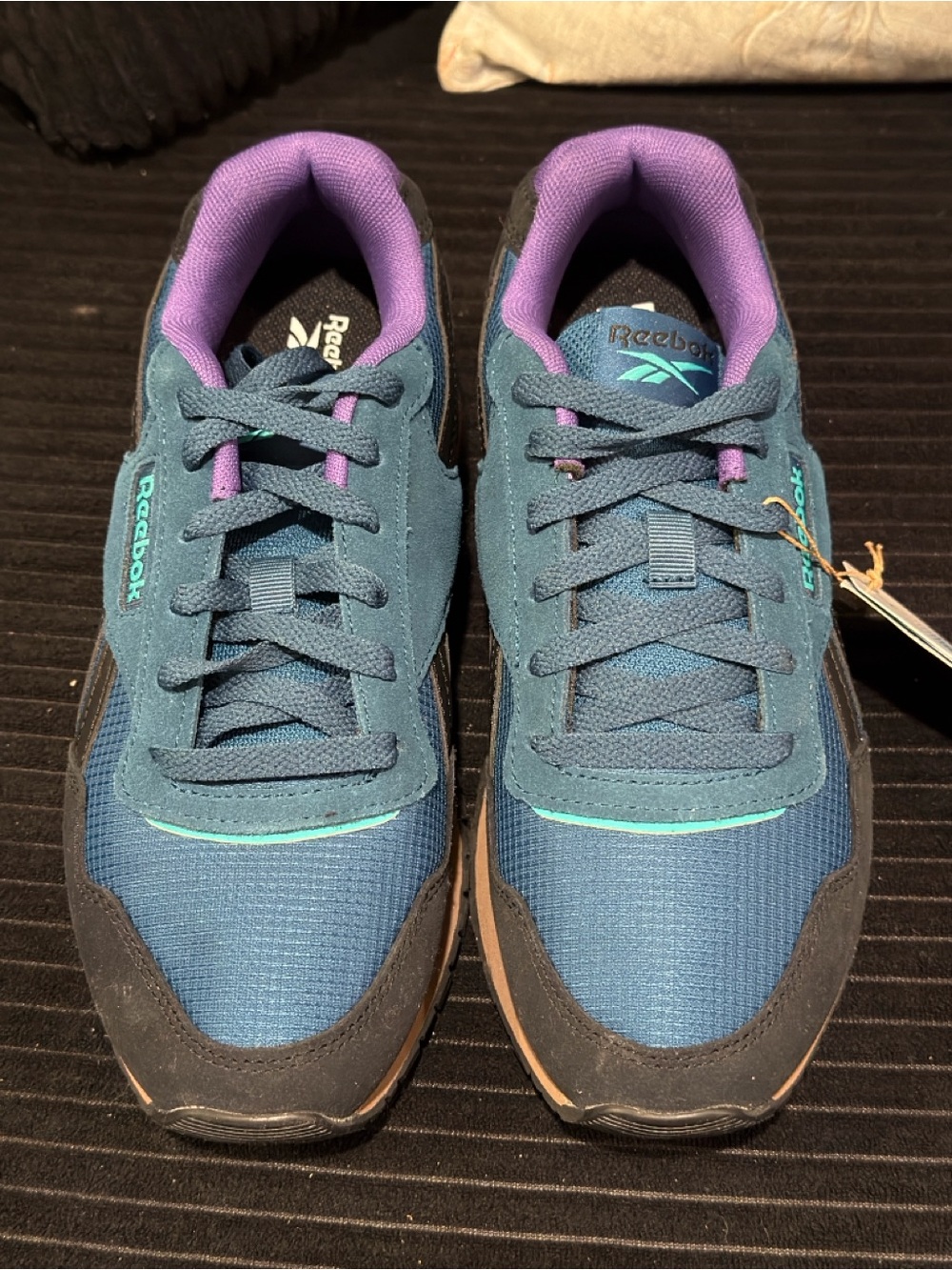 Reebok Women's Teal and Purple Training Sneakers